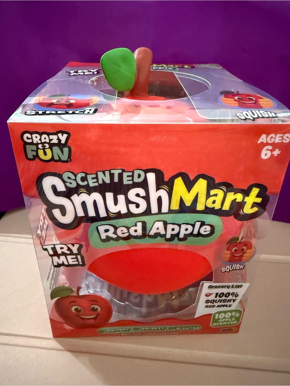 Scented SmushMart Red Apple Squishy Toy